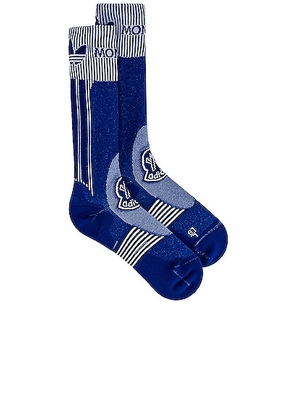 Moncler Genius x Adidas Socks in Blue - Blue. Size L (also in ).