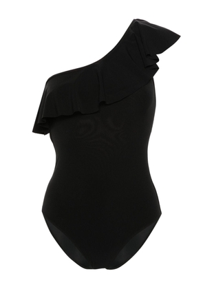 ISABEL MARANT Sicilya ruffle-detailing swimsuit - Black