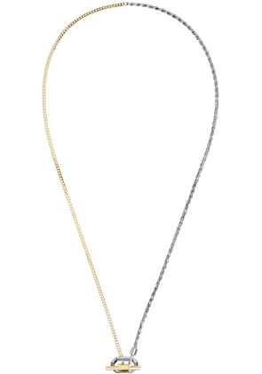 Bottega Veneta Gold & Silver Chain Necklace