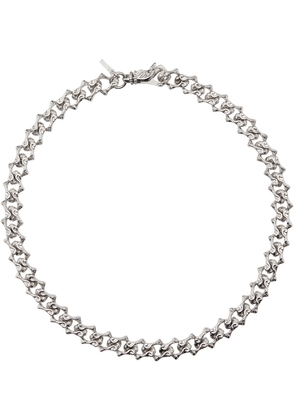 Emanuele Bicocchi Silver Arabesque Chain Necklace