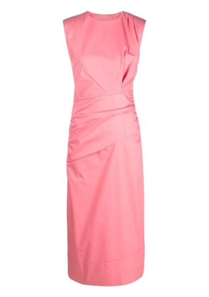 Dorothee Schumacher cut-out cotton midi dress - Pink