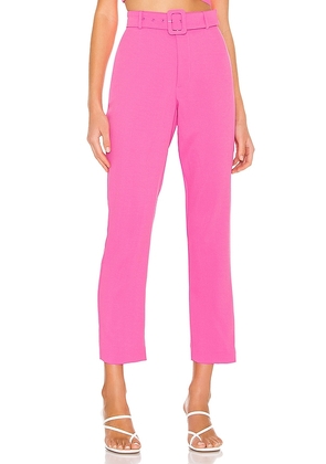 Bardot Therese Buckle Pant in Fuchsia. Size 2, 6, Aus 6/US XS.