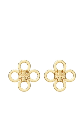 Tory Burch small Kira Clover stud earrings - Gold
