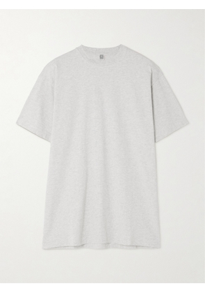 TOTEME - Organic Cotton-jersey T-shirt - Gray - xx small,x small,small,medium,large,x large