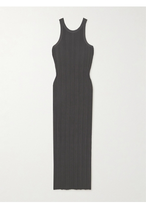 TOTEME - Ribbed-knit Maxi Dress - Black - xx small,x small,small,medium,large,x large