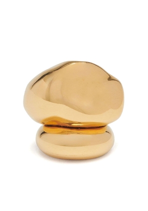 Alexander McQueen Stacked asymmetric ring - Gold
