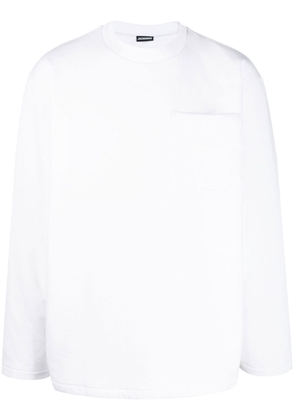 Jacquemus Le T-shirt Bricciola long-sleeve top - White