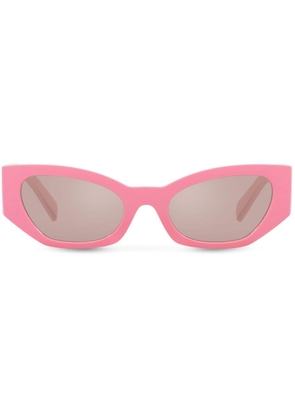 Dolce & Gabbana Eyewear cat-eye frame logo-print sunglasses - Pink