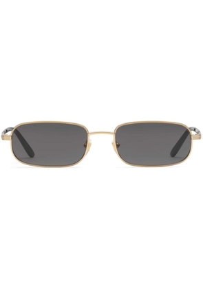 Gucci Eyewear rectangle-frame tinted sunglasses - Grey