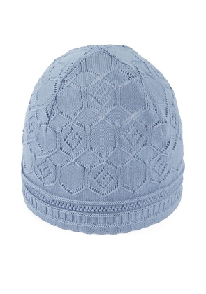 Gucci Kids Knitted Square-G Hat