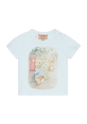 Gucci Kids X Peter Rabbit Cotton Printed T-Shirt (3-36 Months)