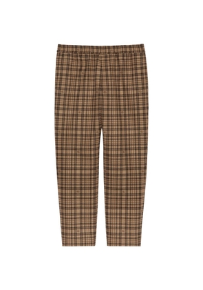 Gucci Wool Gg Check Trousers