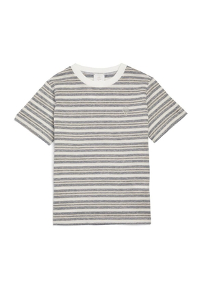 Eleventy Kids Striped Logo T-Shirt (2-16 Years)