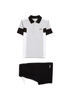 Boss Kidswear Polo Shirt And Shorts Set (4-16 Years)