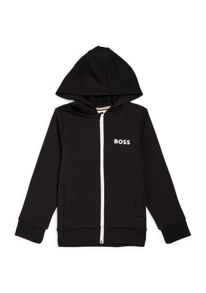 Boss Kidswear Logo Zip-Up Hoodie (4-16 Years)