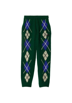 Burberry Argyle Knitted Trousers