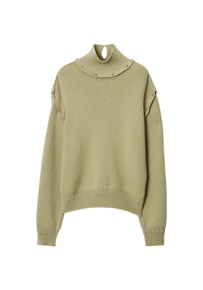 Burberry Detachable Sleeve Rollneck Sweater
