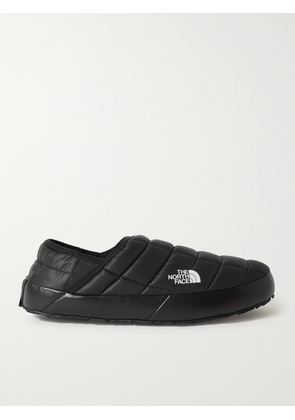 The North Face - ThermoBall Fleece-Lined Quilted Recycled Ripstop Mules - Men - Black - US 7