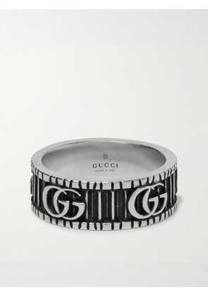 Gucci - Engraved Silver Ring - Men - Silver - 16