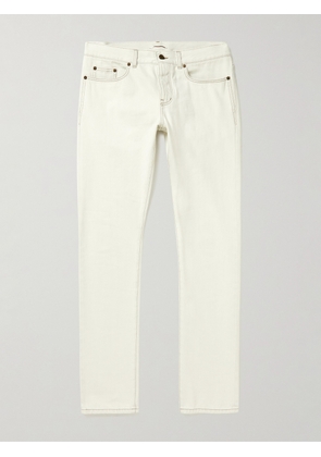 SAINT LAURENT - Slim-Fit Jeans - Men - Neutrals - UK/US 28