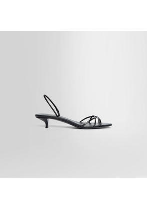 THE ROW WOMAN BLACK SANDALS