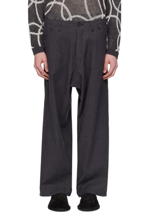 Jan-Jan Van Essche Gray O-Project Trousers