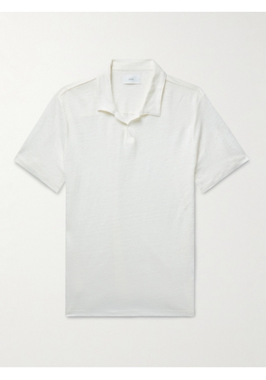 Onia - Linen Polo Shirt - Men - White - S