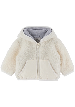 Woolrich Baby Off-White Zip Jacket