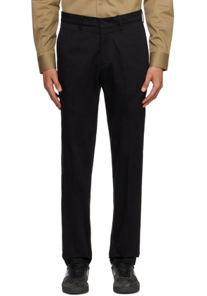 Dunhill Black Zip Chino Trousers