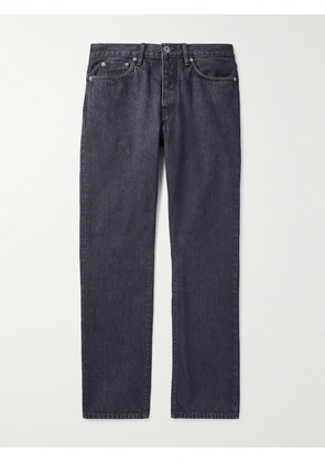 Mr P. - Straight-Leg Organic Selvedge Jeans - Men - Black - 28