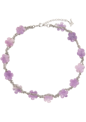 Marland Backus Silver & Purple Quartz Necklace