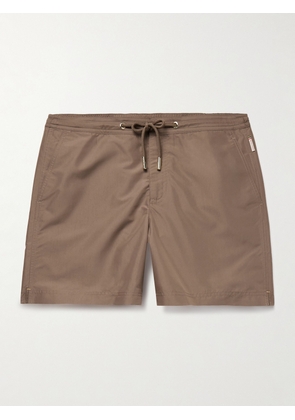 Orlebar Brown - Bulldog Straight-Leg Mid-Length Swim Shorts - Men - Brown - UK/US 28