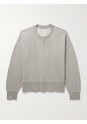 Visvim - Court Cotton and Cashmere-Blend Jersey Sweatshirt - Men - Gray - 1