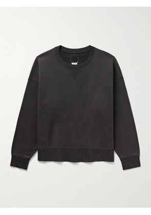 Visvim - Ultimate Jumbo SB Cotton-Jersey Sweatshirt - Men - Black - 1