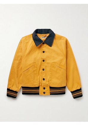 BODE - Banbury Cotton-Twill Bomber Jacket - Men - Yellow - S