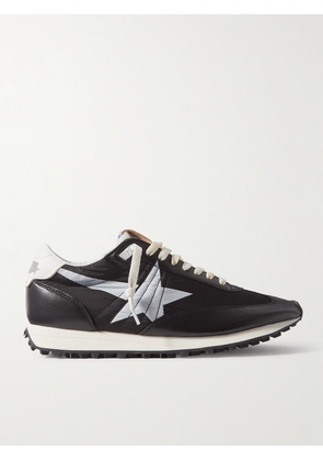 Golden Goose - Marathon Leather-Trimmed Nylon Sneakers - Men - Black - EU 39
