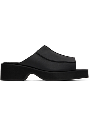 Eckhaus Latta Black Frame Sandals