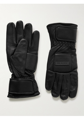 Fear of God - Logo-Appliquéd Padded Leather Gloves - Men - Black - S/M