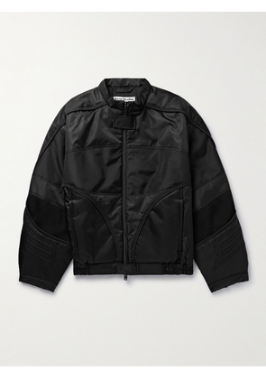 Acne Studios - Panelled Padded Drill and Canvas Jacket - Men - Black - IT 44
