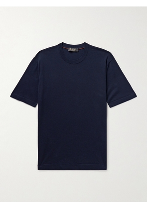 Loro Piana - Cotton T-Shirt - Men - Blue - IT 46