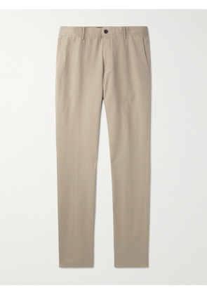 Incotex - Straight-Leg Cotton-Blend Trousers - Men - Neutrals - UK/US 28