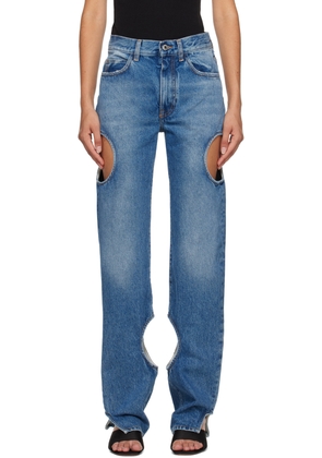 Off-White Blue Meteor Jeans
