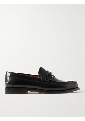 Gucci - Kaveh Horsebit Leather Loafers - Men - Black - UK 7