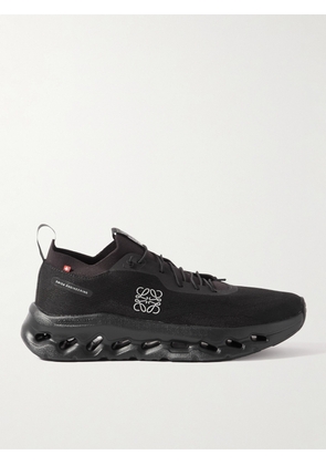 LOEWE - On Cloudtilt Stretch-Knit Sneakers - Men - Black - EU 42