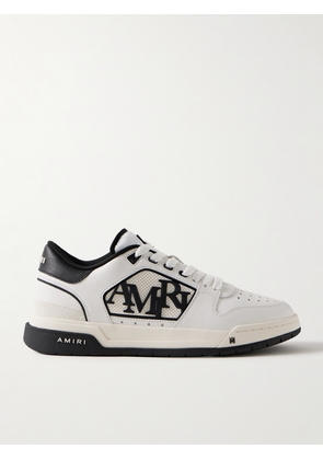 AMIRI - Classic Low Logo-Appliquéd Suede and Rubber-Trimmed Leather Sneakers - Men - White - EU 40