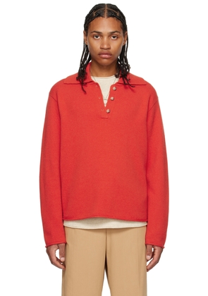 Guest in Residence SSENSE Exclusive Red Everyday Polo