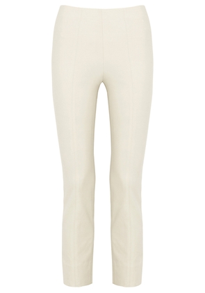 Vince Off-white Stretch-jersey Trousers - XL