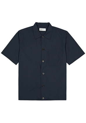 Universal Works Tech Brushed Twill Overshirt - Navy - L