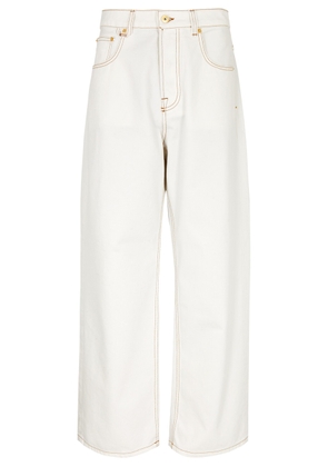 Jacquemus Le De-Nîmes Wide-leg Jeans - Off White - 25 (W25 / UK6 / XS)