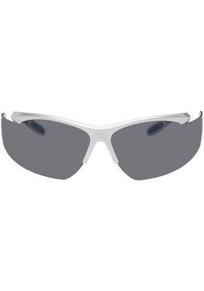 Praying SSENSE Exclusive Silver Shield Sunglasses